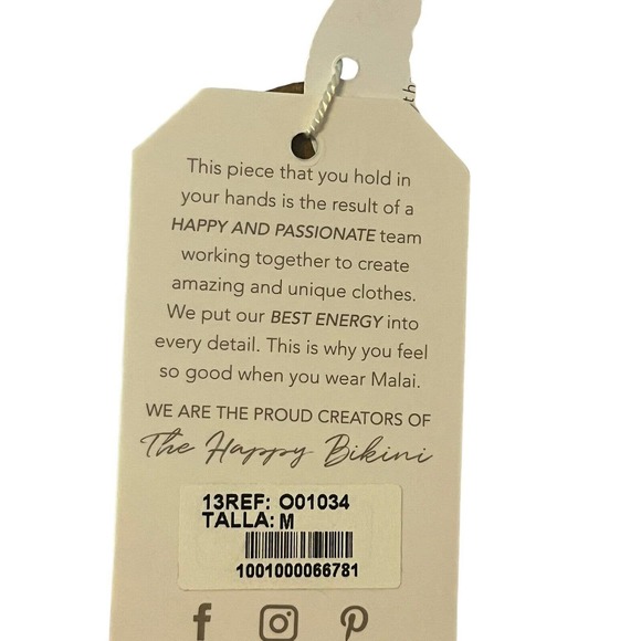 MALAI •Women M• Chacalal Nilo One Piece Long Sleeve Floral Swimsuit NWT $218 - Picture 5 of 13